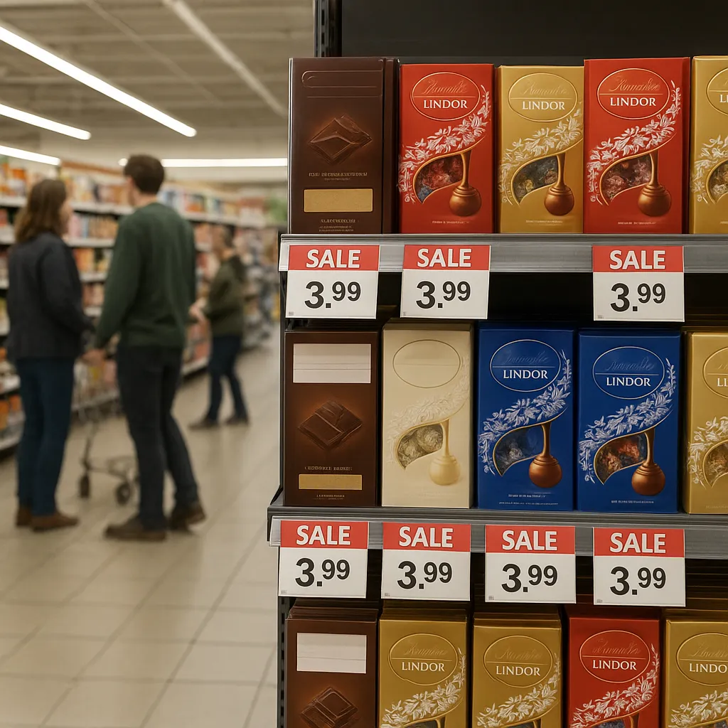 Lindt częściej daje rabaty w Szwajcarii i Niemczech